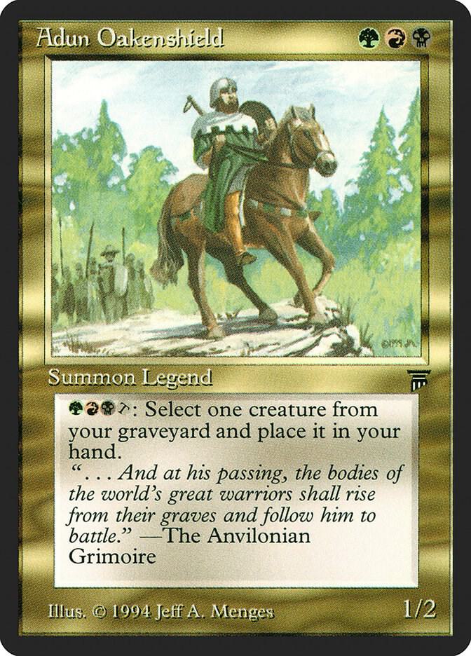 Adun Oakenshield card from Legends