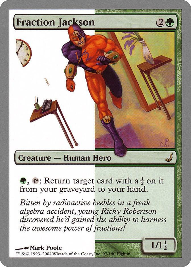 Fraction Jackson 97 card from Unhinged