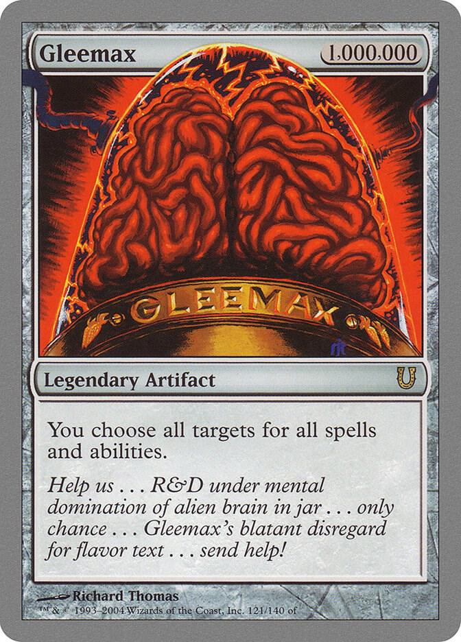 Gleemax 121 card from Unhinged