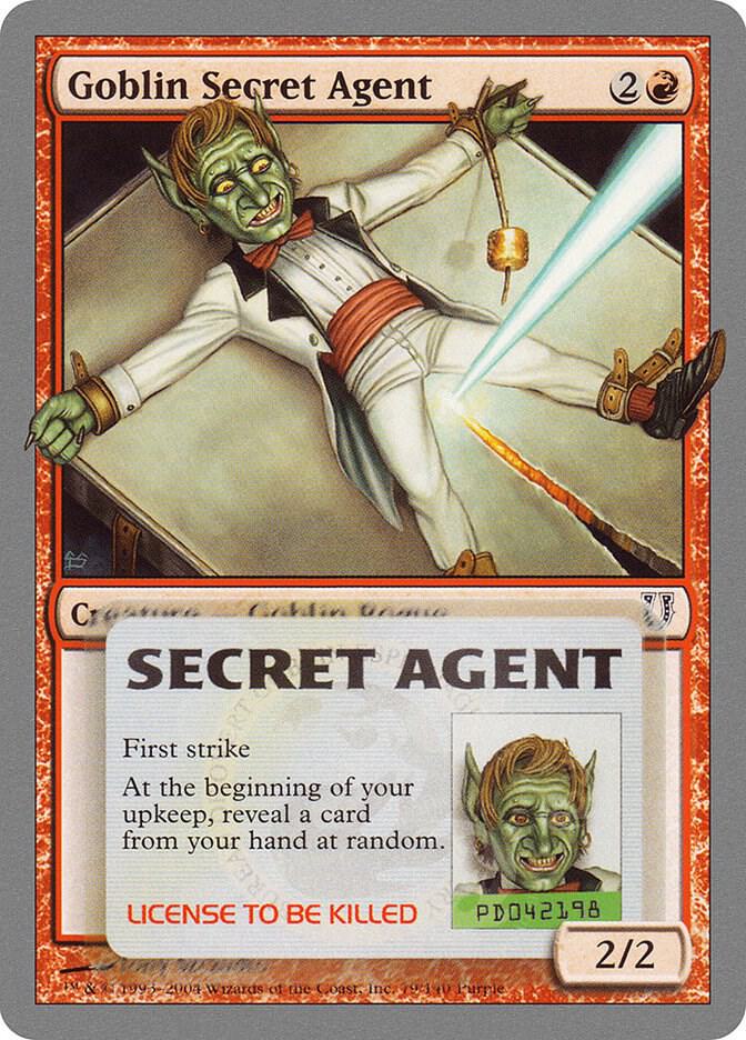 Goblin Secret Agent 79 card from Unhinged