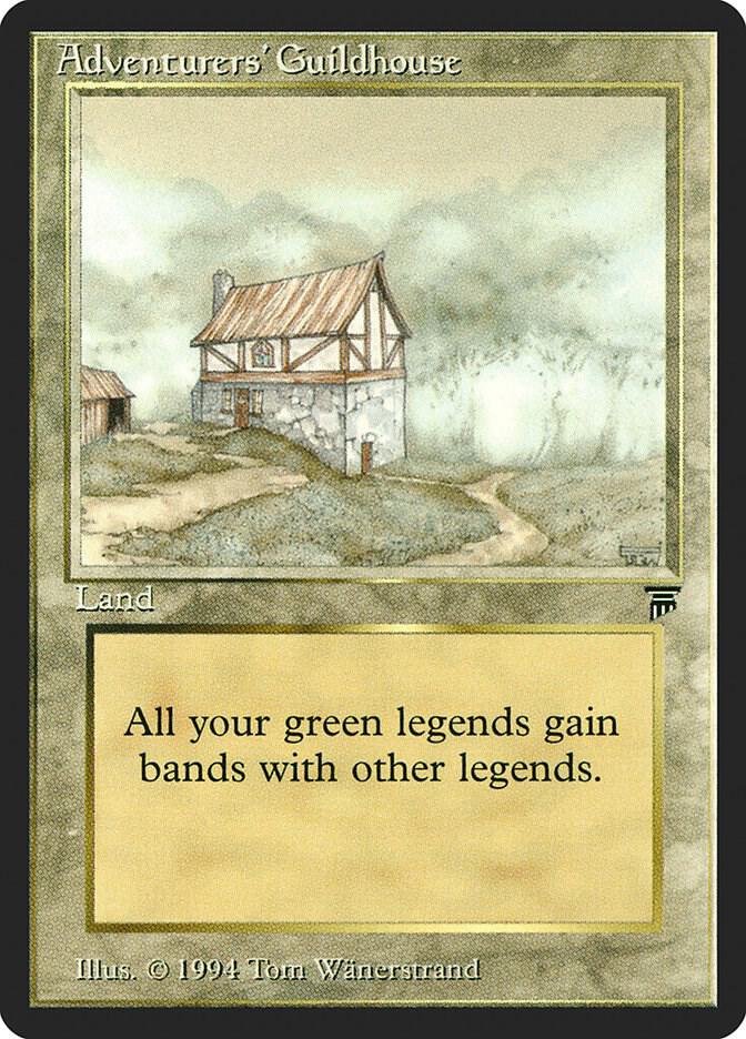 Adventurers' Guildhouse card from Legends