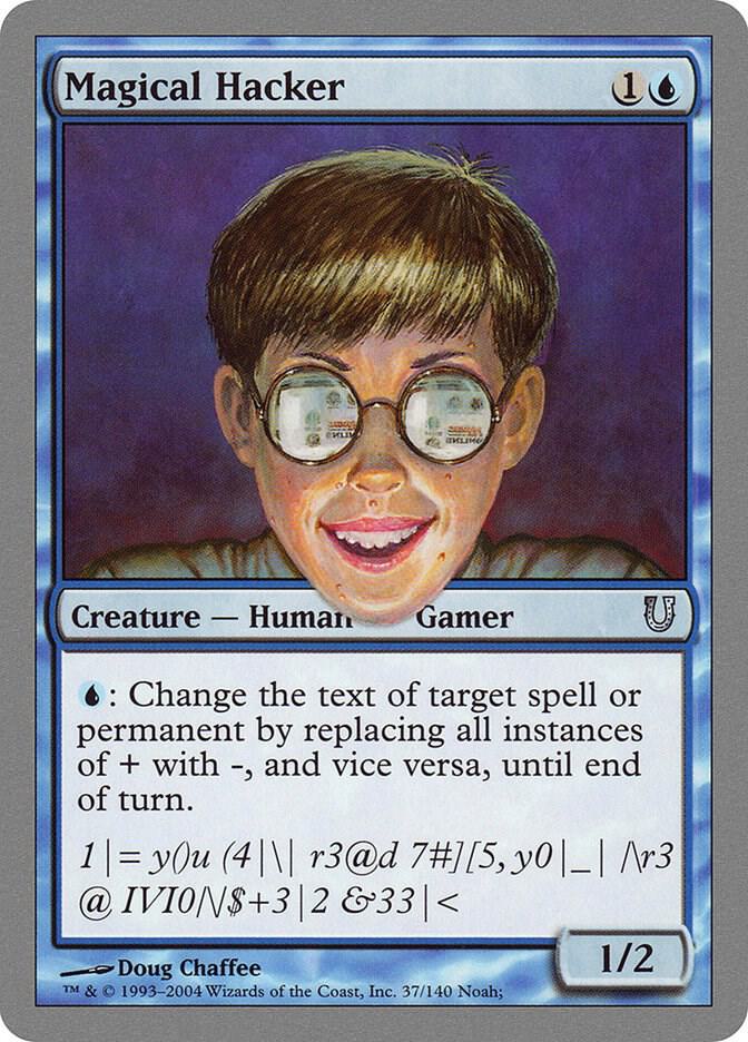 Magical Hacker 37 card from Unhinged