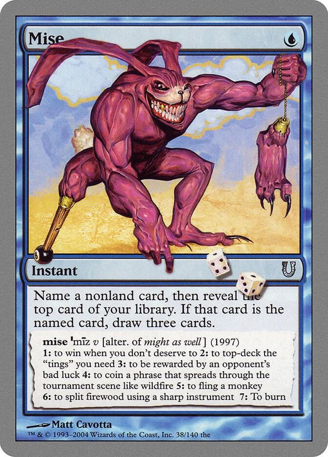Mise 38 card from Unhinged