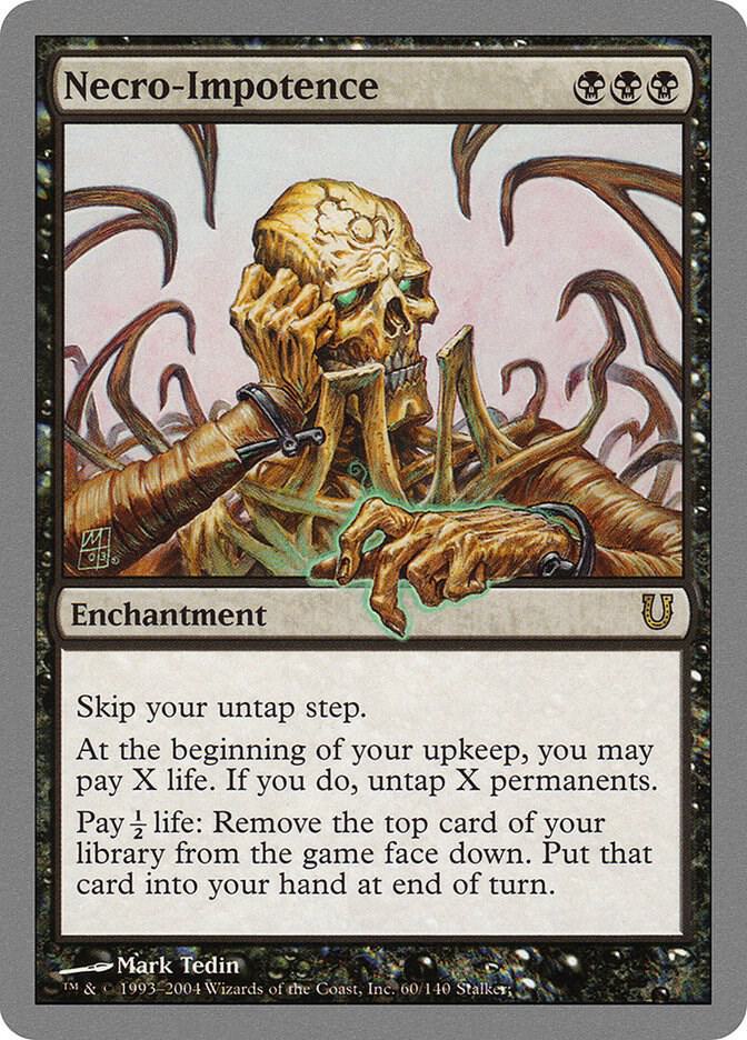 Necro-Impotence 60 card from Unhinged