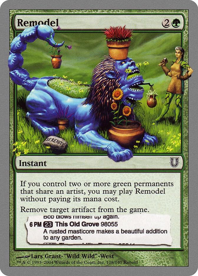 Remodel 108 card from Unhinged