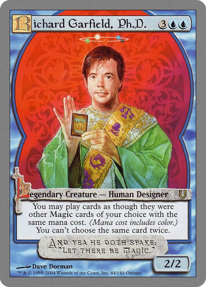 Richard Garfield, Ph.D. 44 card from Unhinged