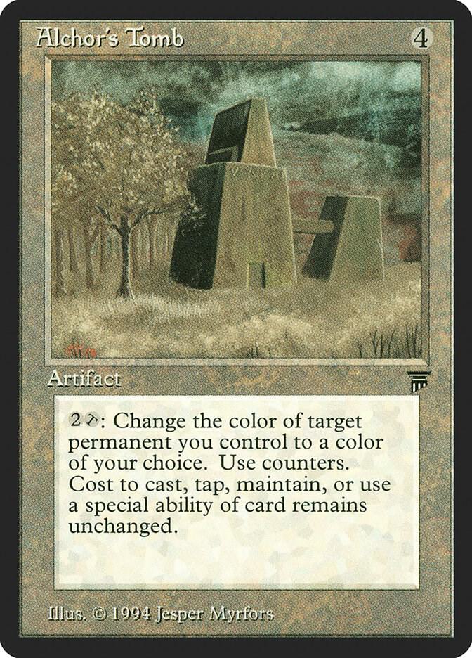Alchor's Tomb card from Legends