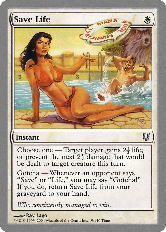 Save Life 19 card from Unhinged