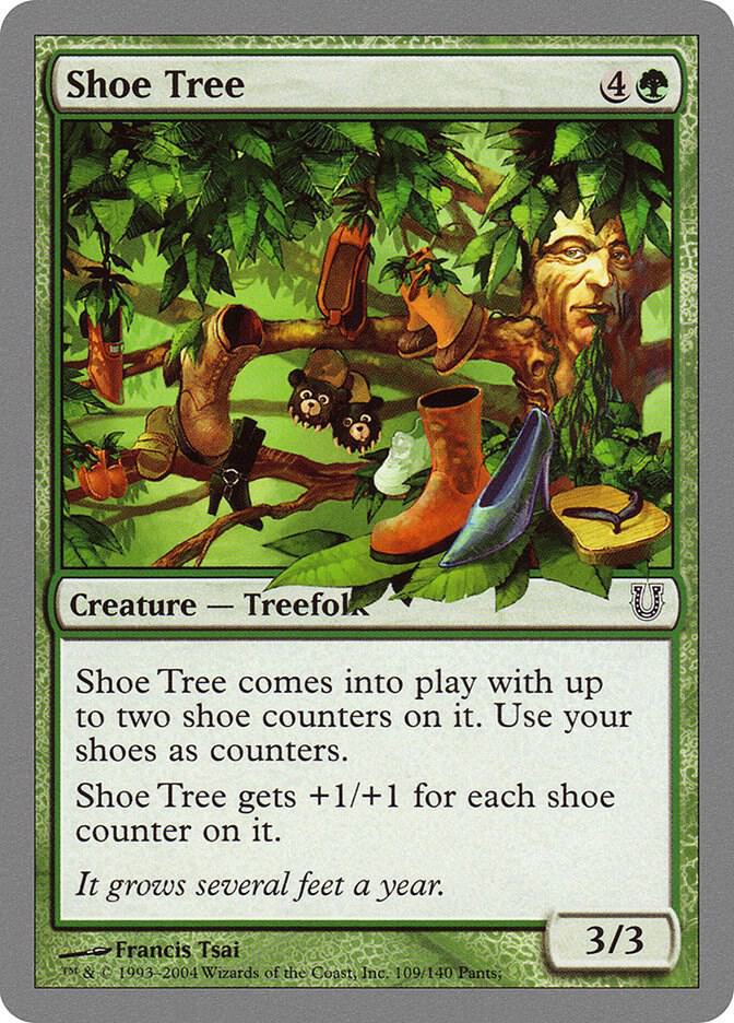 Shoe Tree 109 card from Unhinged