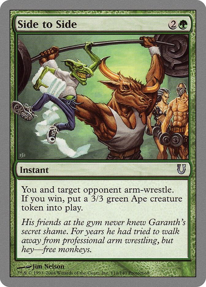 Side to Side 110 card from Unhinged