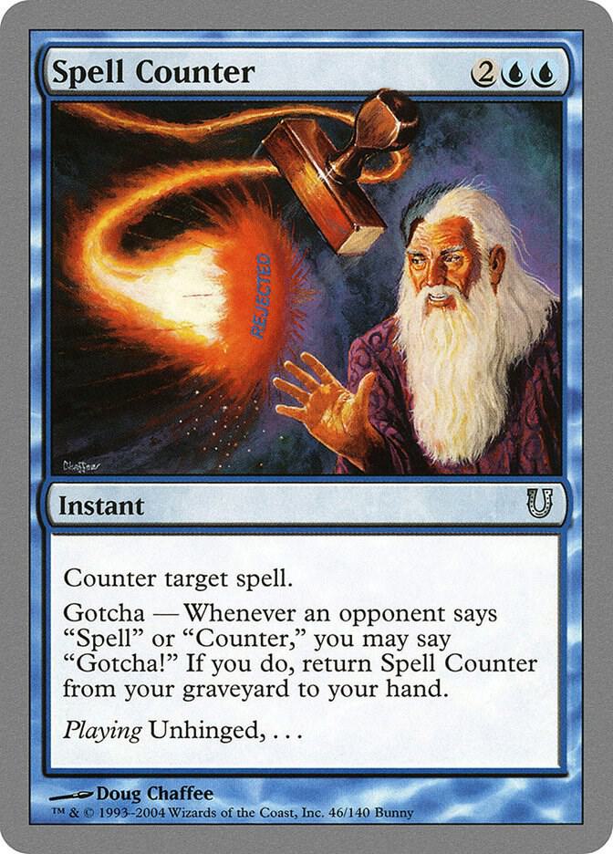 Spell Counter 46 card from Unhinged