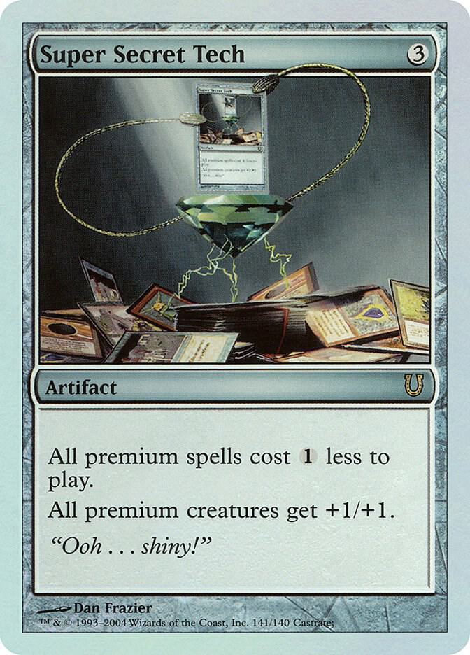 Super Secret Tech 141 card from Unhinged