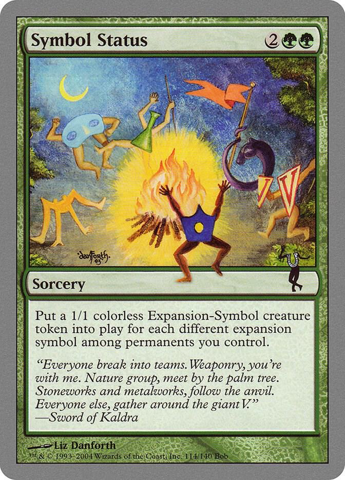 Symbol Status 114 card from Unhinged