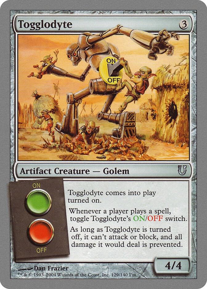Togglodyte 129 card from Unhinged