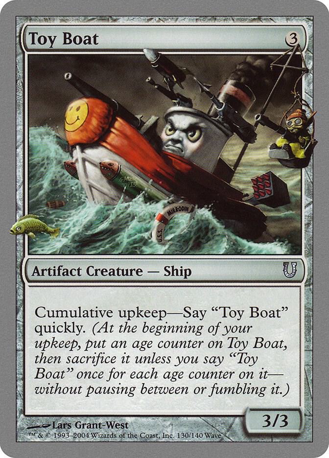 Toy Boat 130 card from Unhinged