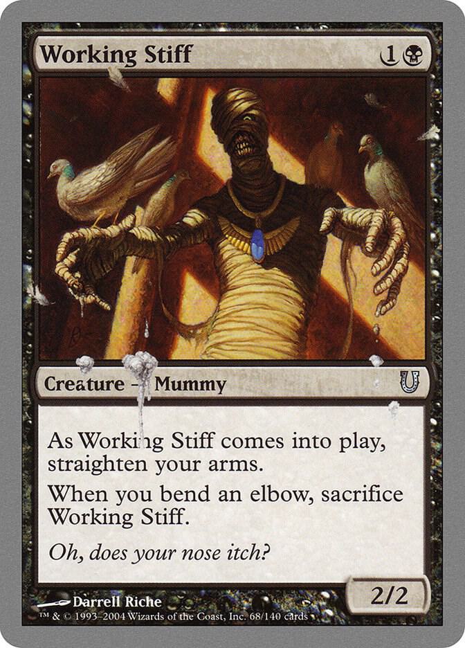 Working Stiff 68 card from Unhinged