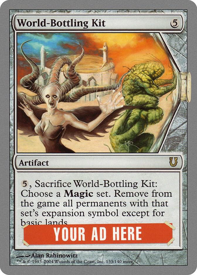 World-Bottling Kit 133 card from Unhinged