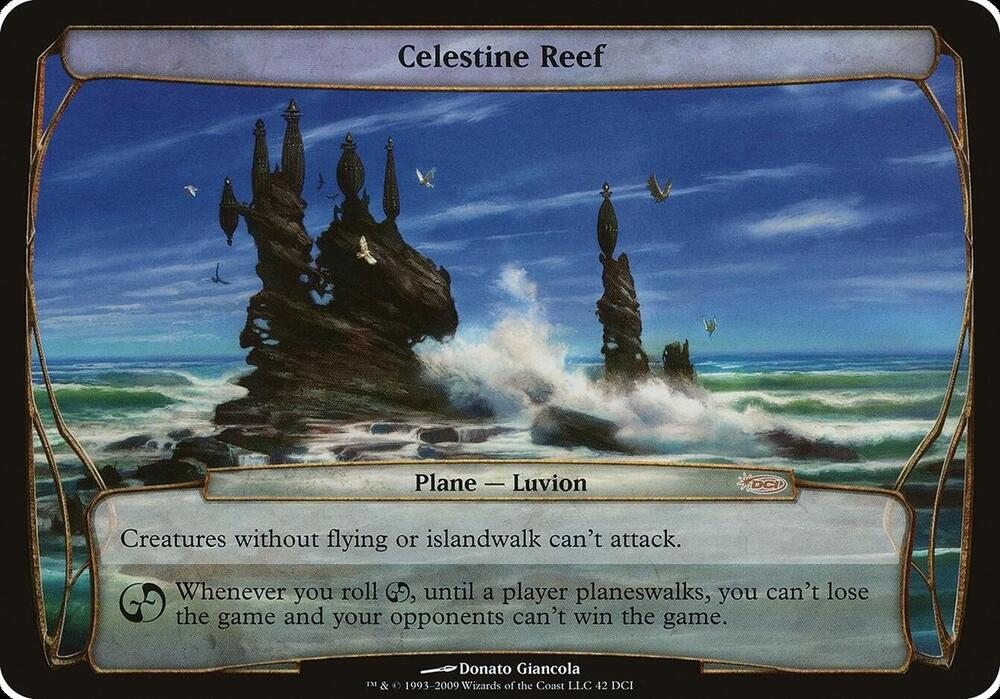 Celestine Reef (Prerelease Promo) 42 card from Oversize Cards