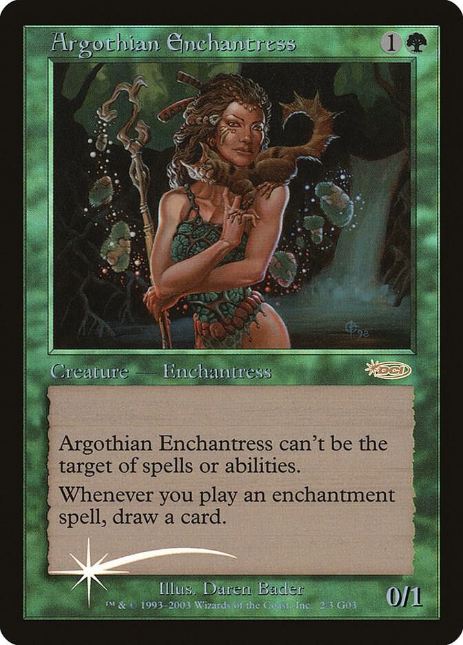 Argothian Enchantress 2 card from Judge Promos