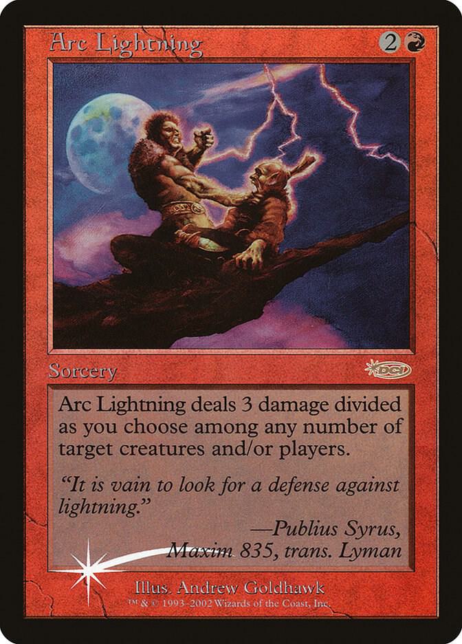 Arc Lightning card from Arena Promos
