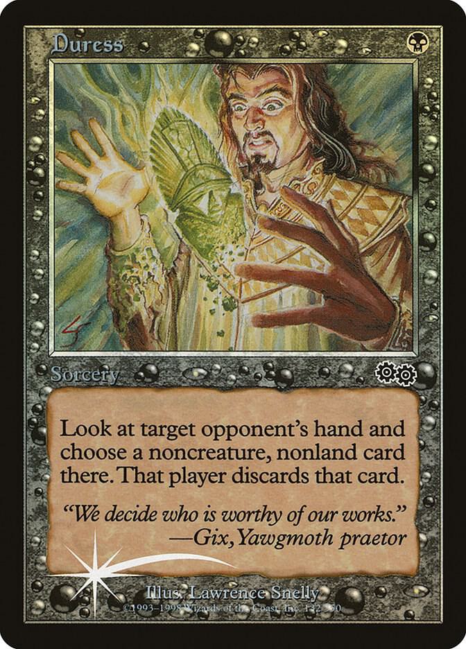 Duress 132 card from Arena Promos