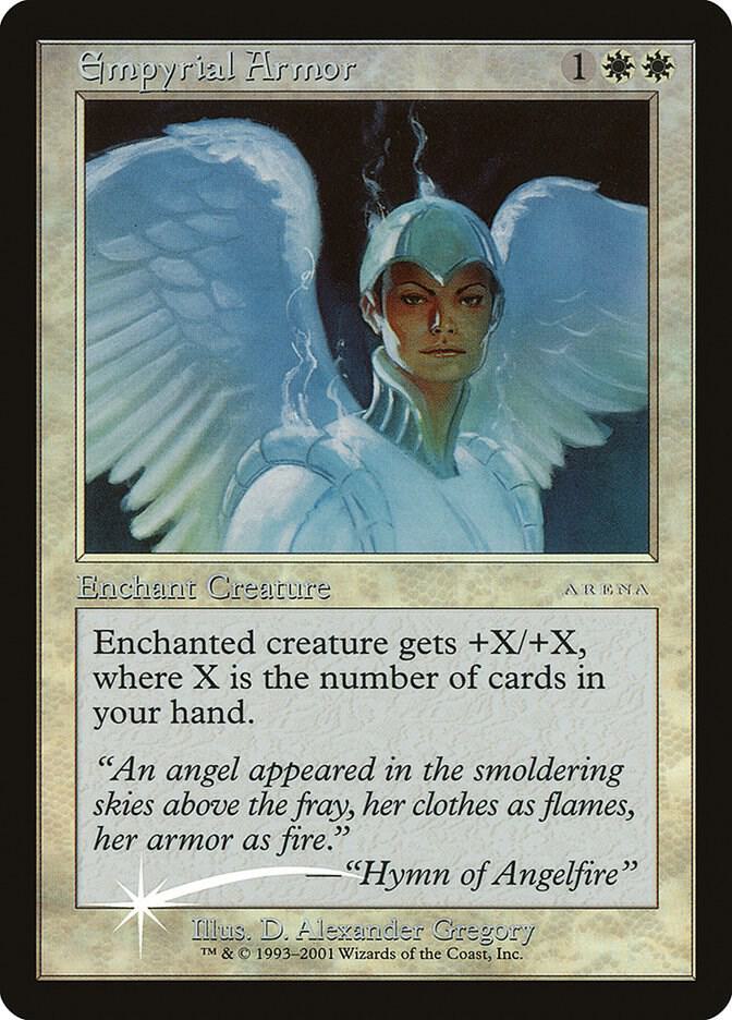 Empyrial Armor card from Arena Promos