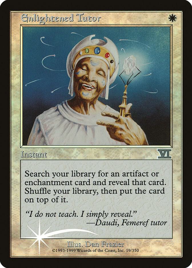 Enlightened Tutor 19 card from Arena Promos