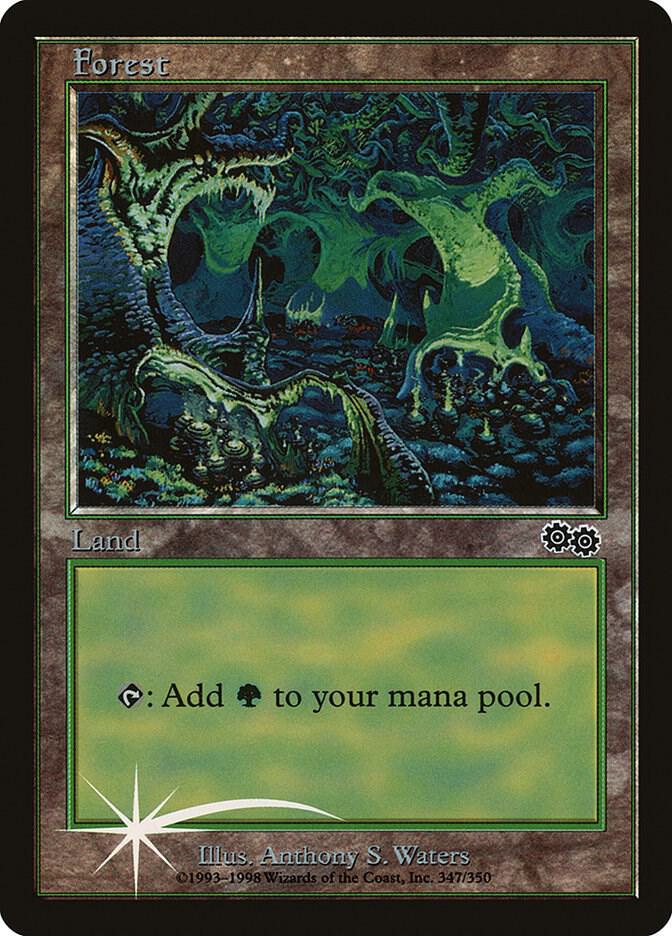Forest (1999) 347 card from Arena Promos