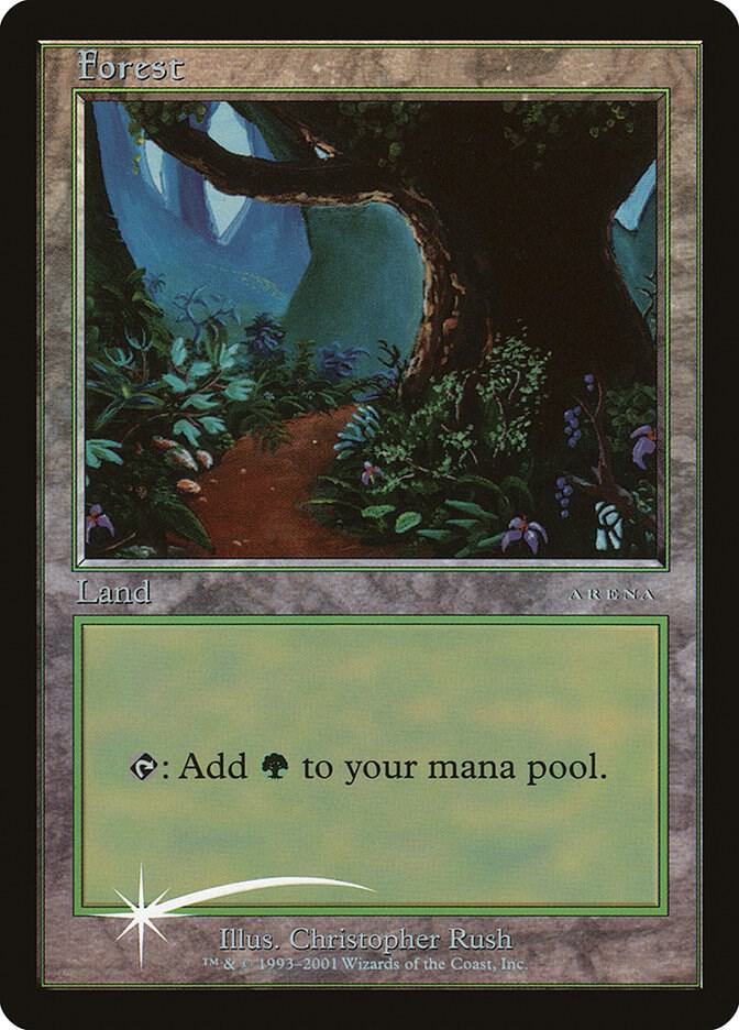 Forest (2001 Beta) card from Arena Promos