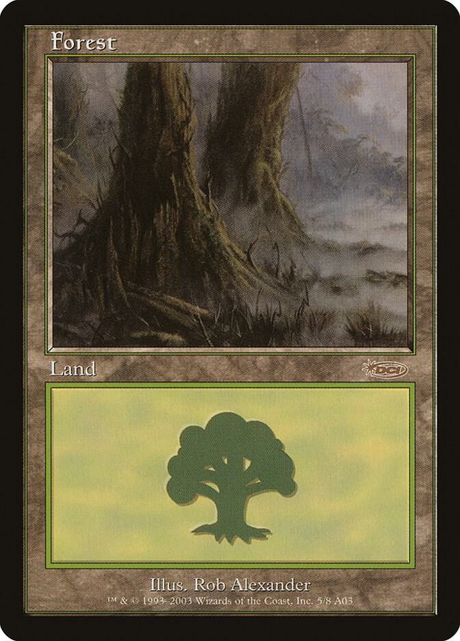 Forest (2003) 5 card from Arena Promos