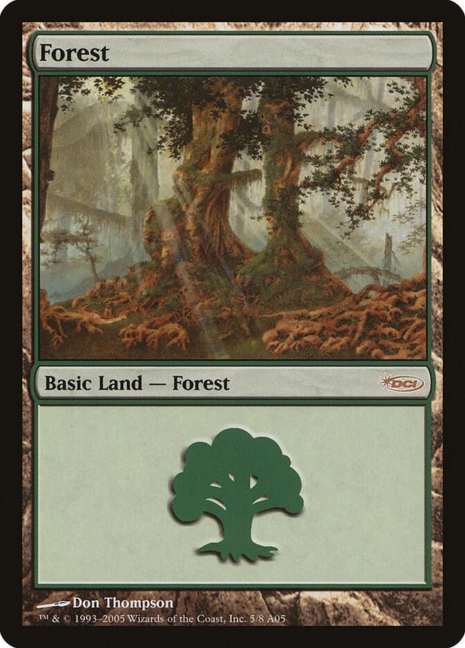 Forest (2005) 5 card from Arena Promos