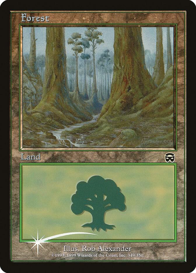 Forest (2000) 349 card from Arena Promos