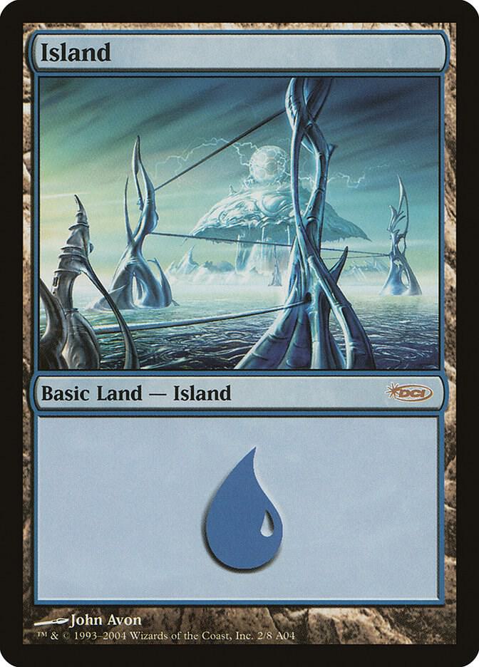 Island (2004) 2 card from Arena Promos