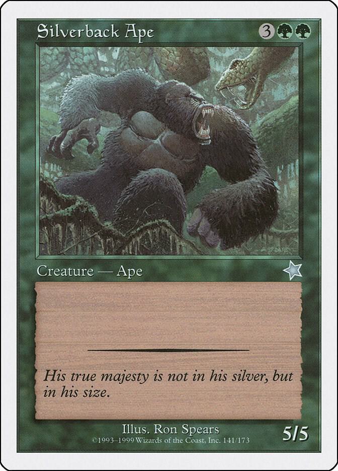 Silverback Ape 141 card from Starter 1999