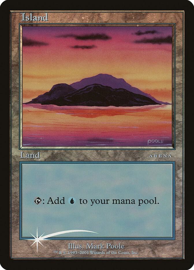 Island (2002) card from Arena Promos