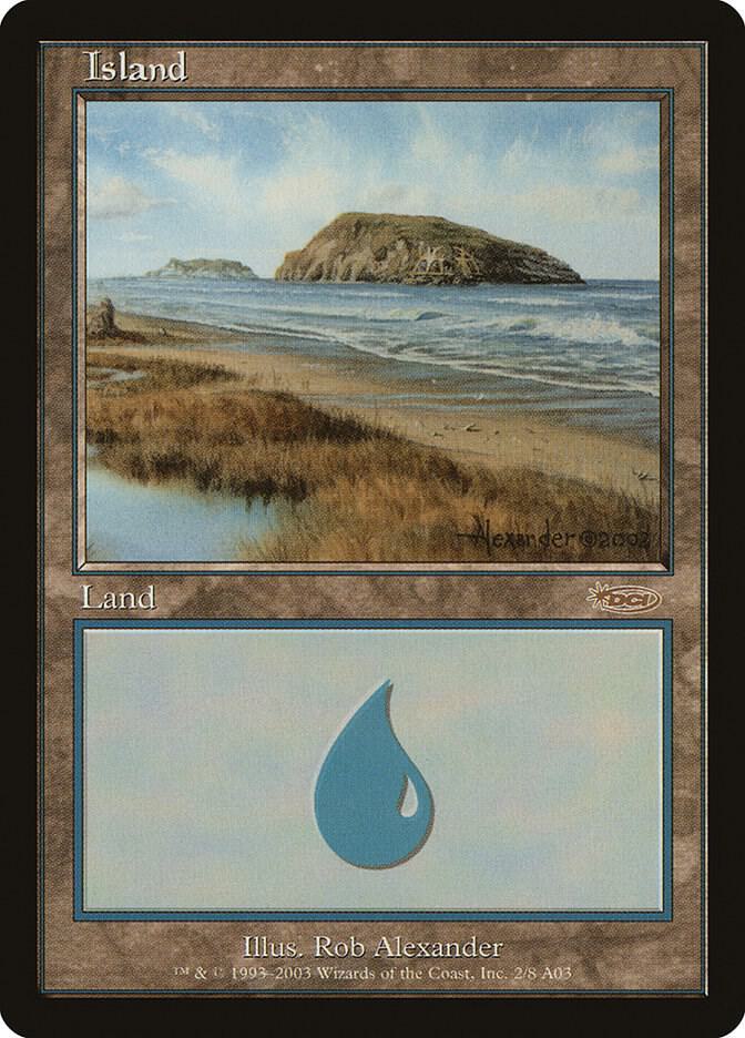 Island (2003) 2 card from Arena Promos