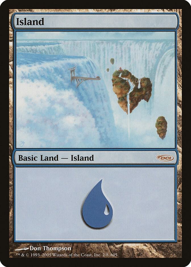 Island (2005) 2 card from Arena Promos