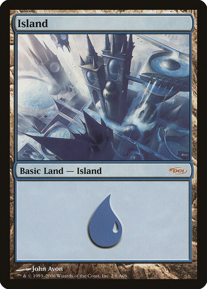 Island (2006) 2 card from Arena Promos