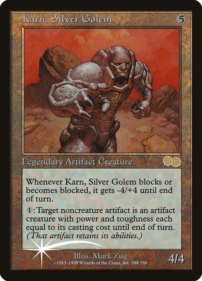 Karn, Silver Golem 298 card from Arena Promos