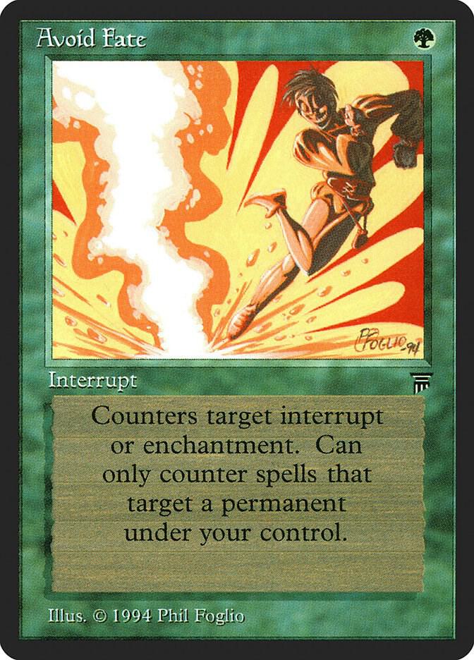 Avoid Fate card from Legends