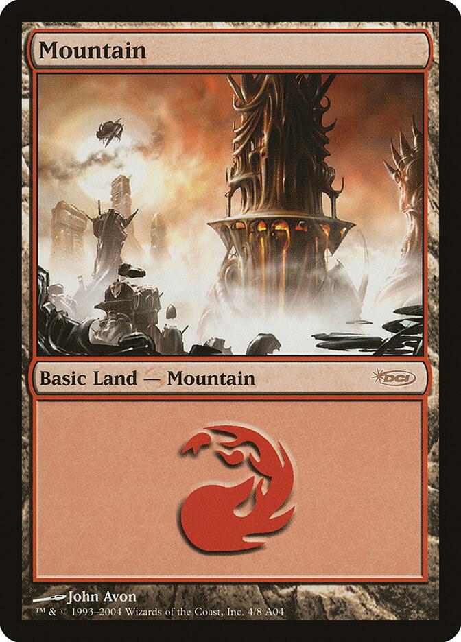 Mountain (2004) 4 card from Arena Promos