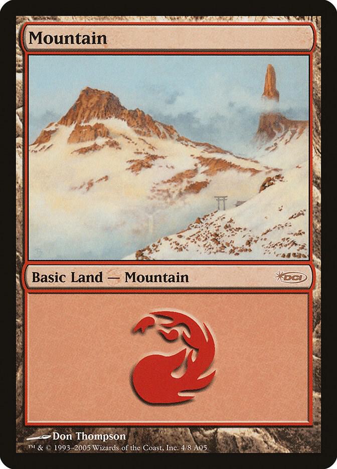 Mountain (2005) 4 card from Arena Promos