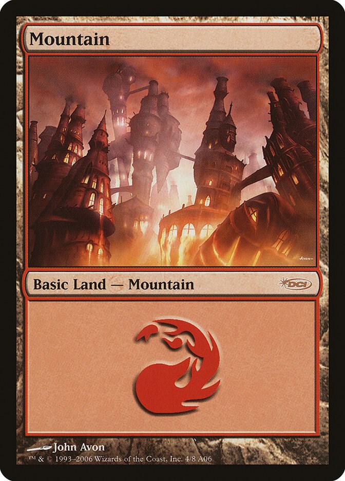 Mountain (2006) 4 card from Arena Promos