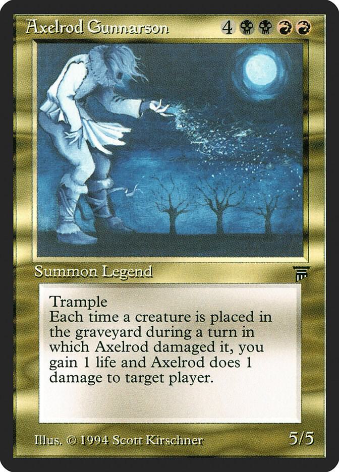 Axelrod Gunnarson card from Legends