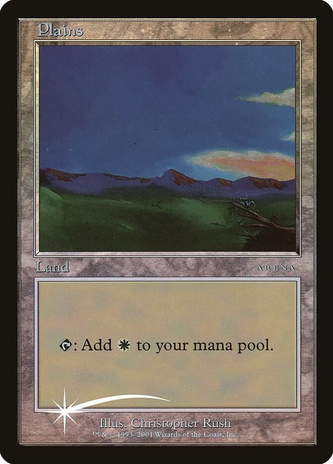 Plains (2001) card from Arena Promos