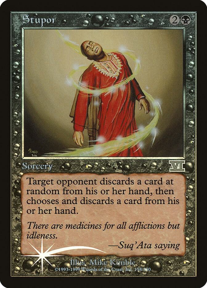 Stupor 7 card from Arena Promos