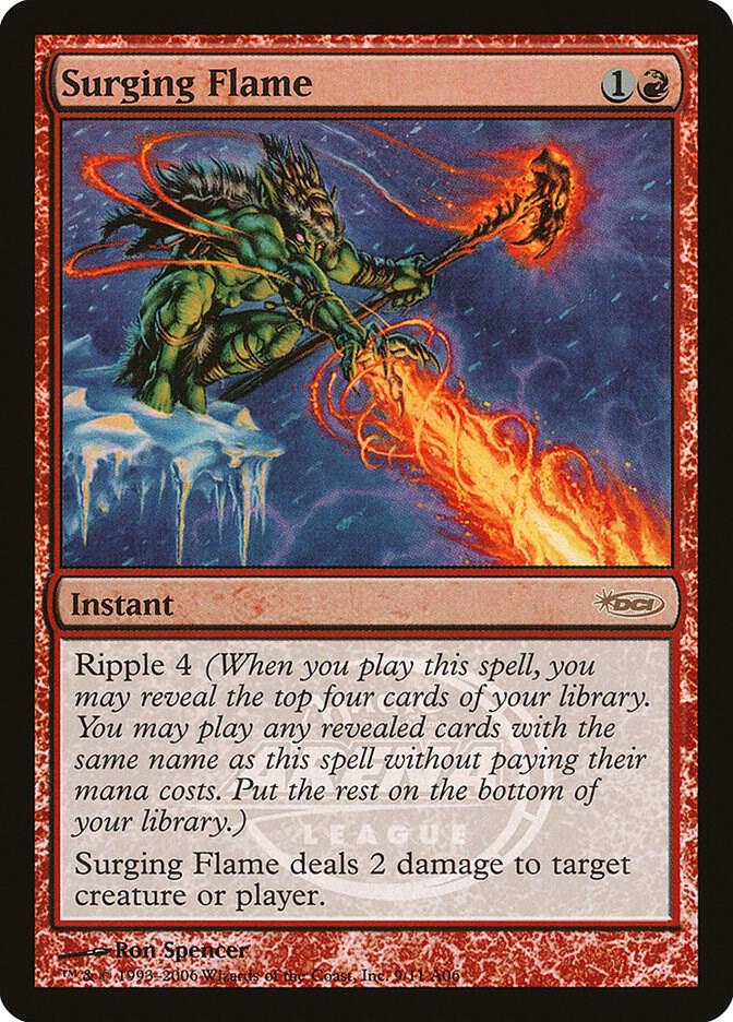 Surging Flame 9 card from Arena Promos