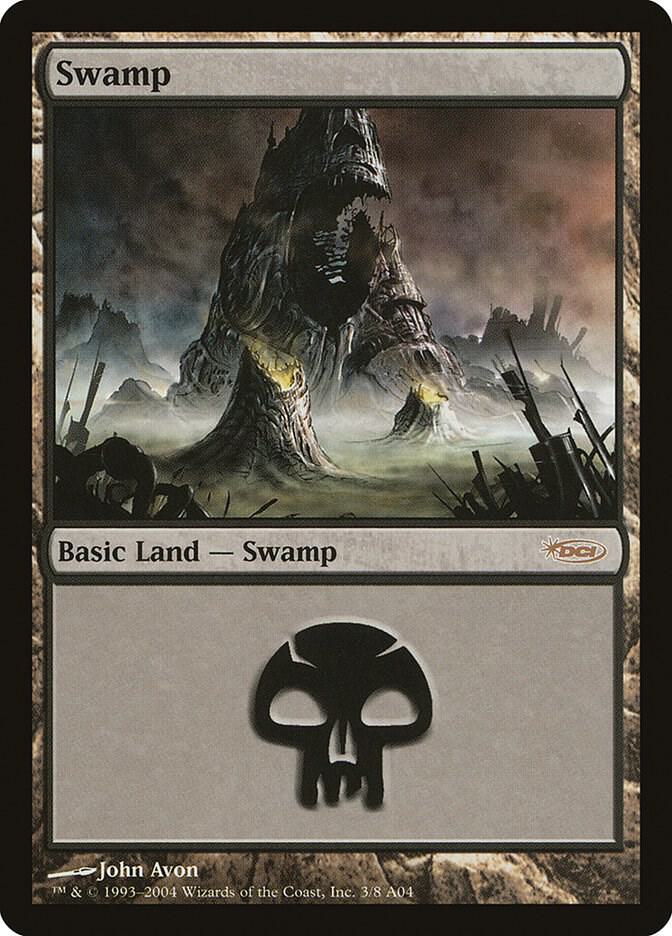 Swamp (2004) 3 card from Arena Promos