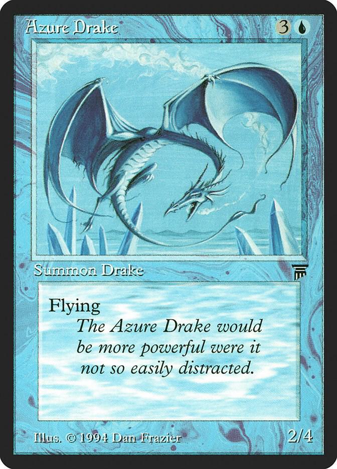 Azure Drake card from Legends