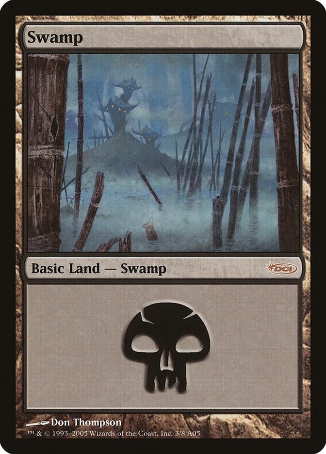 Swamp (2005) 3 card from Arena Promos